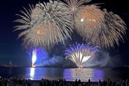Excelsior-feu d'artifice-Côte d'Azur