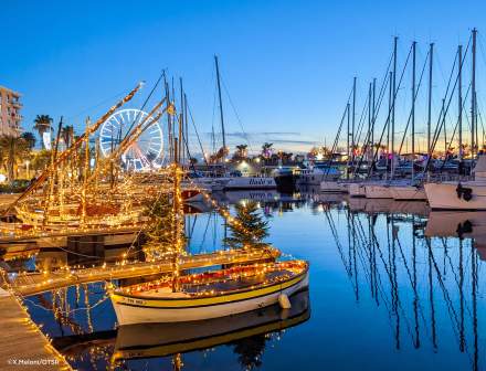 Sainr Raphaël- port- décorations de Noël