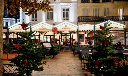 Excelsior- terrasse sapins- Promenade des Bains