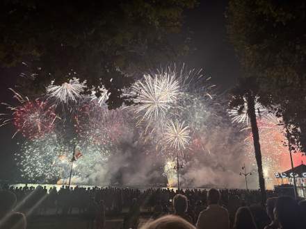 Feu d'artifice - terrasse- Excelsior St Raphael