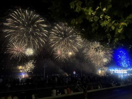 feu d'artifice st raphael